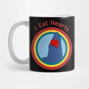 I Eat Hearts Funny Shark Boys Girls Valentines Day Mug